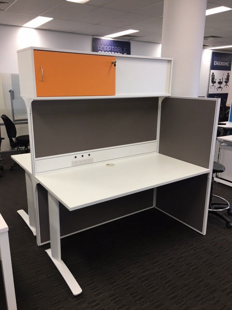 SHOWROOM CLEARANCE  STOCK - SYMMETRY 2 PERSON WORKSTATION WAS $2,725 NOW $990