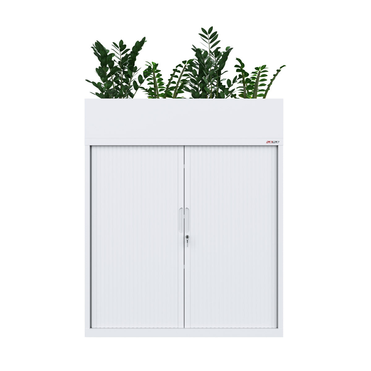 TAMBOUR CUPBOARD WITH OPTIONAL PLANTER Sydney – Equip Office Furniture