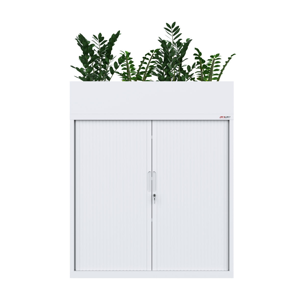 TAMBOUR CUPBOARD WITH OPTIONAL PLANTER