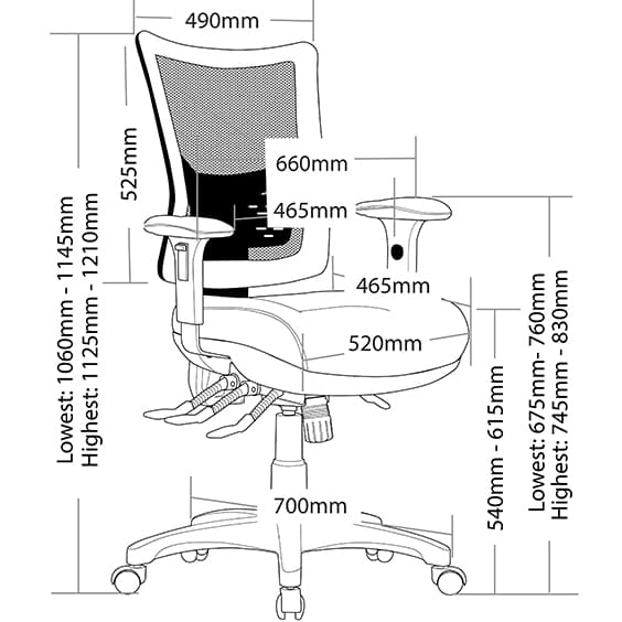 BRENT MESH BACK CHAIR