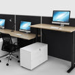 BLACK FRAME EVEREST ELECTRONIC HEIGHT ADJUSTABLE DESKS