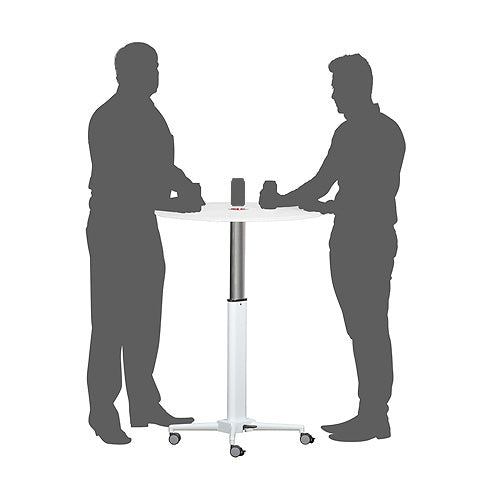 HEIGHT ADJUSTABLE MEETING / DRINKS TABLE