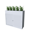 SLIDING DOOR CABINET WITH OPTIONAL PLANTER BOX