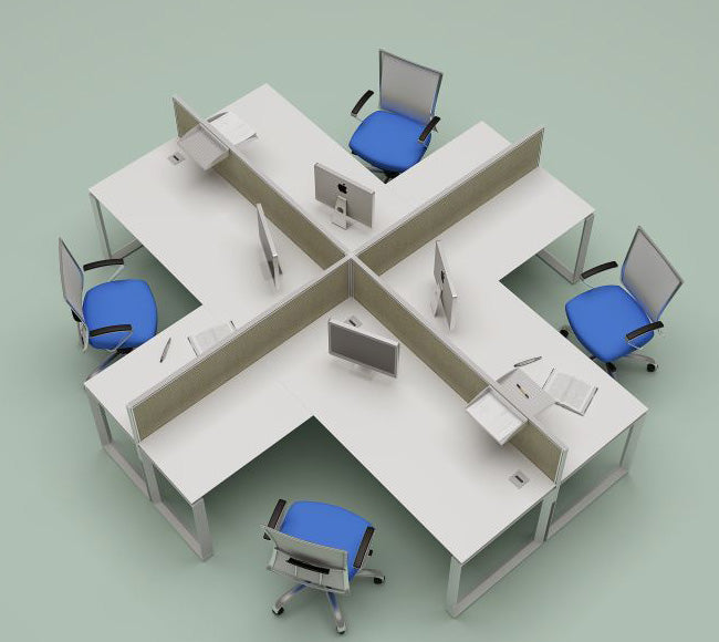 CORNER WORKSTATIONS AND DIAMOND DESKS