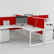 CORNER WORKSTATIONS AND DIAMOND DESKS