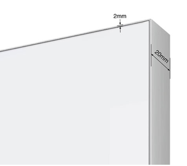 EDGE FRAME MAGNETIC WHITEBOARDS