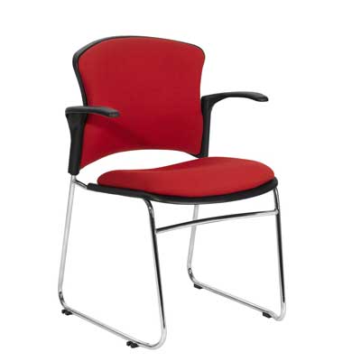 FOCUS UPHOLSTERED CLIENT ARM CHAIR
