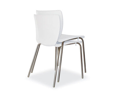 INOX CLIENT CHAIR WITH OR WITHOUT ARMS