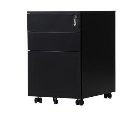 EQ MOBILE PEDESTALS IN BLACK