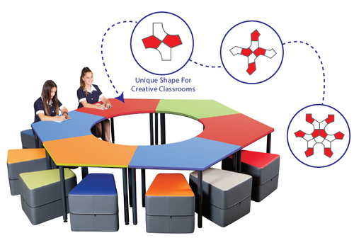 PENTAGON COLLABORATIVE TABLE