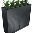 SLIDING DOOR CABINET WITH OPTIONAL PLANTER BOX