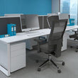 DIAMOND CORNER WORKSTATIONS AND DESKS IN WHITE AVAILABLE FOR IMMEDIATE DELIVERY AND INSTALLATION