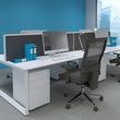 DIAMOND WORKSTATION SYSTEM IN WHITE