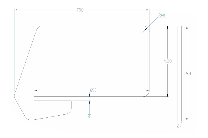 SANA ACOUSTIC DESK DIVIDER