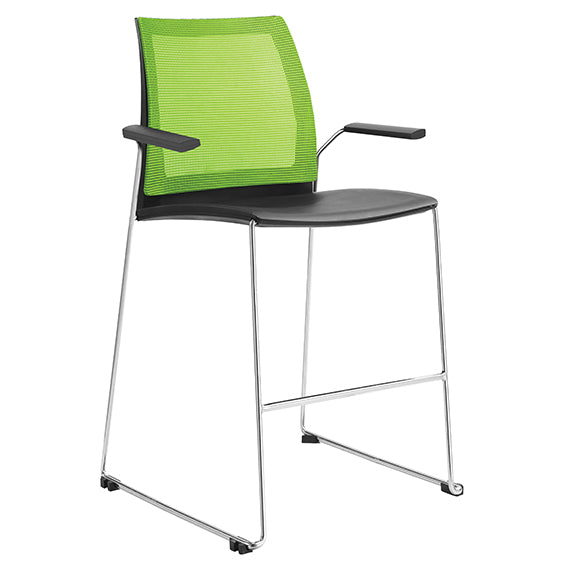 VINN MESH BACK STOOL WITH ARMS