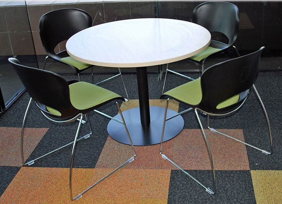 DISK BASE ROUND MEETING TABLE