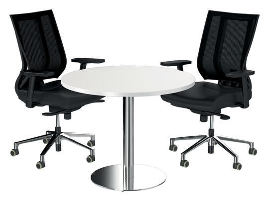 DISK BASE ROUND MEETING TABLE