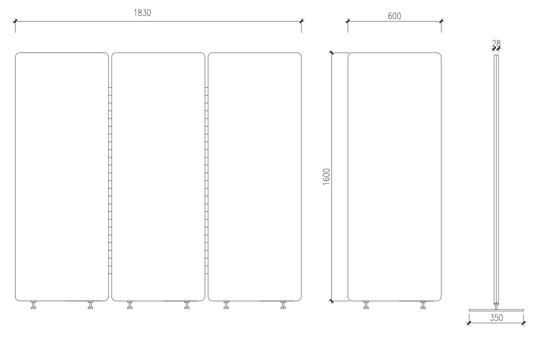 Z I P ACOUSTIC DIVIDER SCREEN