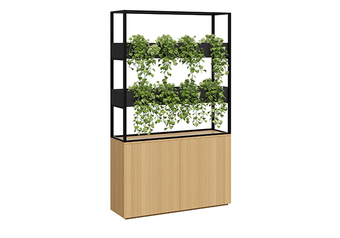 CAFE PLANTER WITH STORAGE