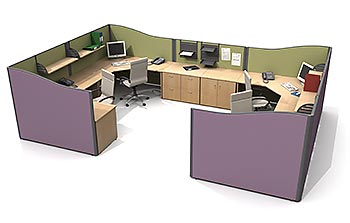 FLOOR STANDING SCREENS - WORKSTATIONS