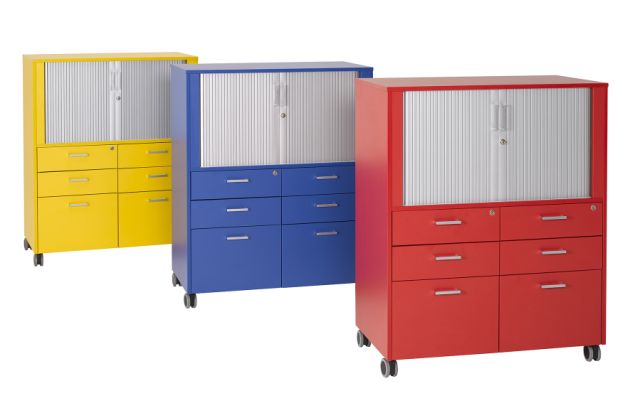 DESIGNER STORAGE MOBILE PEDESTALS