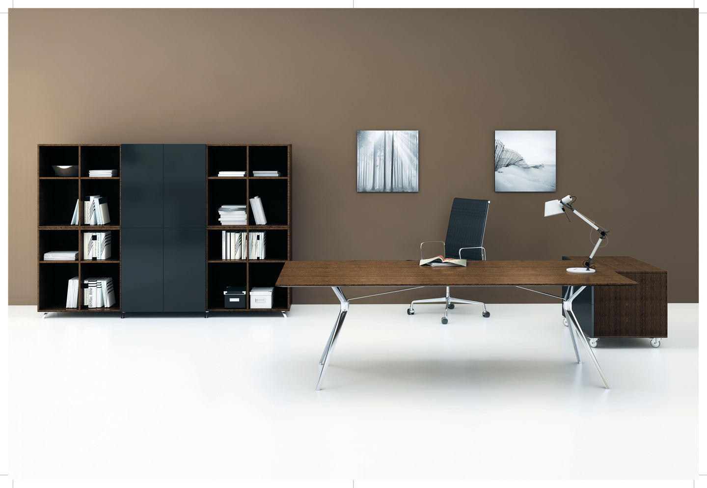 FORZA EXECUTIVE DESK *** 10 WEEK LEAD TIME ON TIMBER & WHITE DESKTOPS ***
