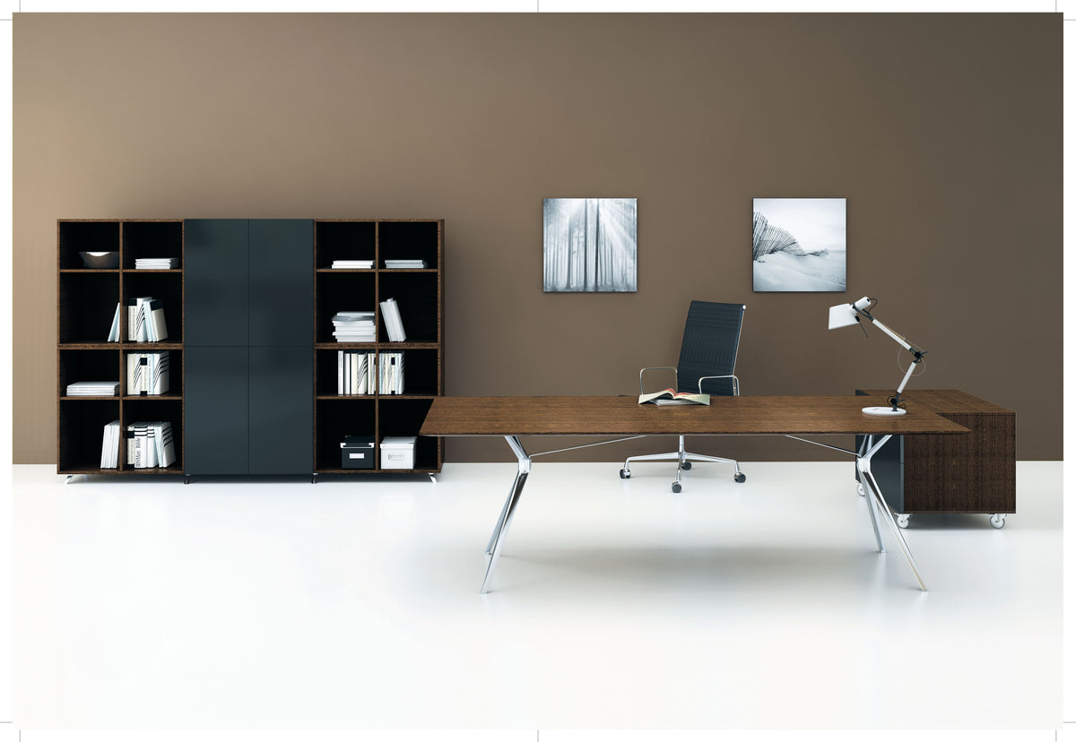 FORZA EXECUTIVE DESK / COFFEE TABLES *** 10 WEEK LEAD TIME ON WALNUT & WHITE DESKTOPS ***